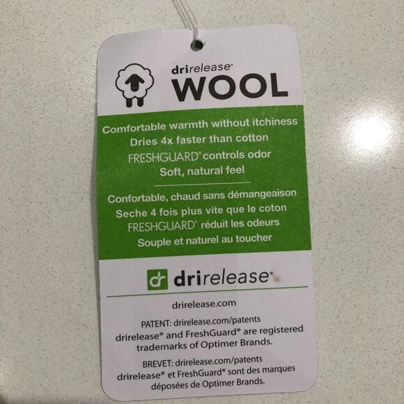 Paradox Dri-Release Freshguard Lg Slv 1/2 Zip Wool Camo Top Purple + Blk Sz S - Picture 10 of 11